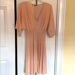 ASOS LIGHT pink dress midi